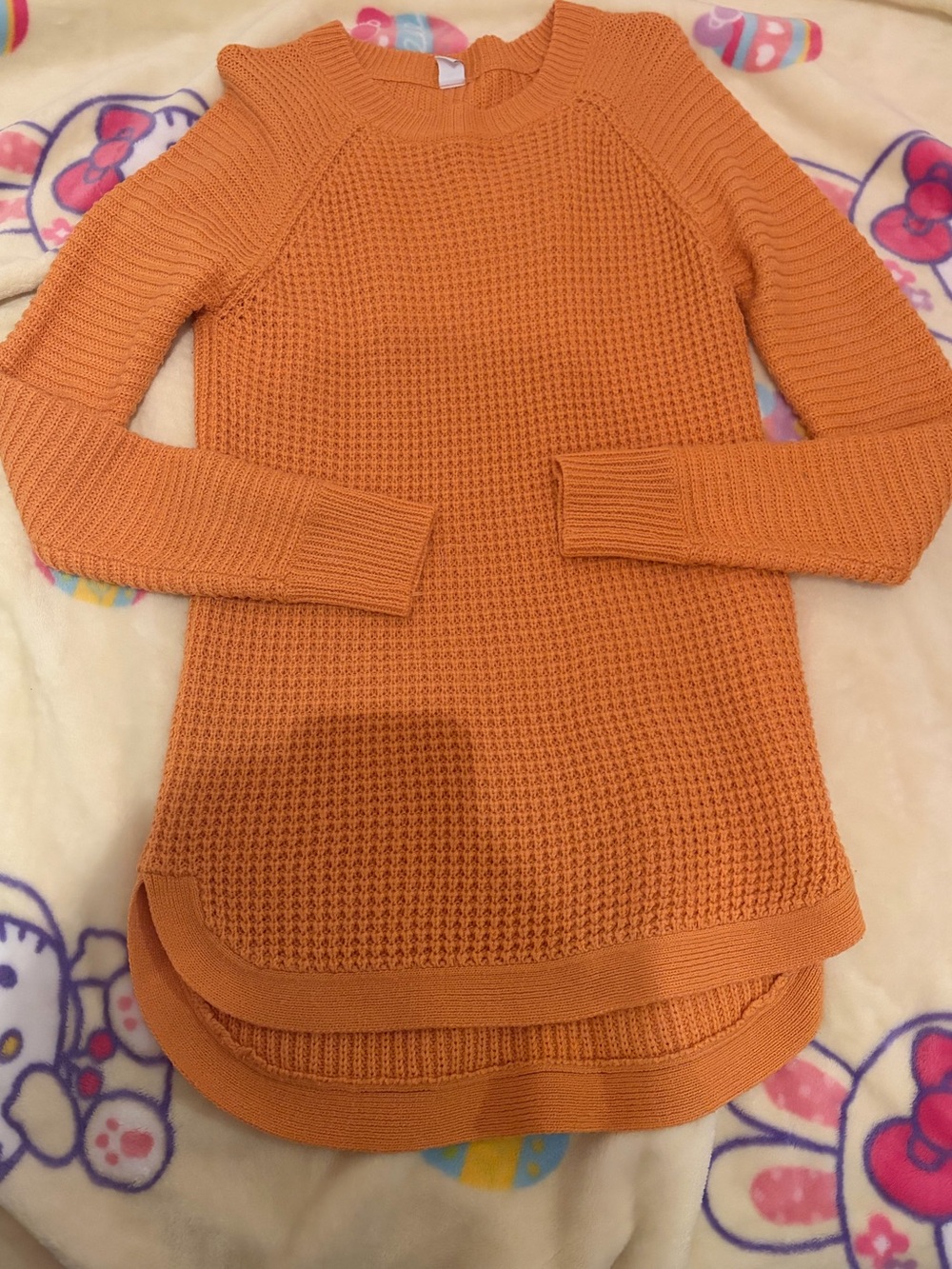 Yellow long- sleeve sweater- twik-medium